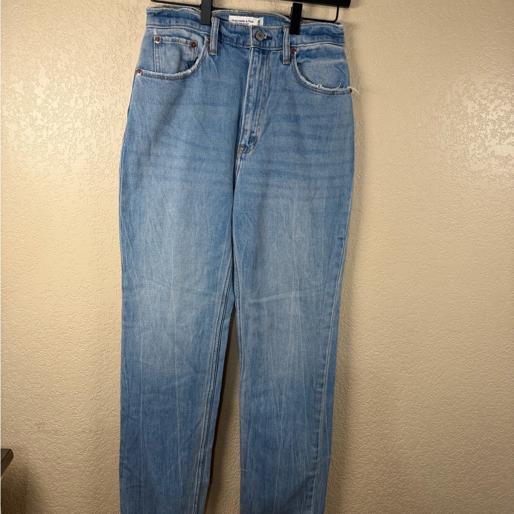 Abercrombie & Fitch Light Blue High Rise Jeans